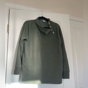 J. Crew Cozy Sweater- Heather Green